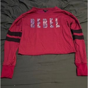 Maroon long sleeve shirt